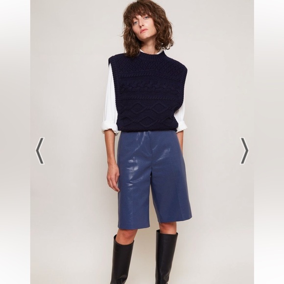 Frankie Shop coated Bermuda shorts - Picture 2 of 11